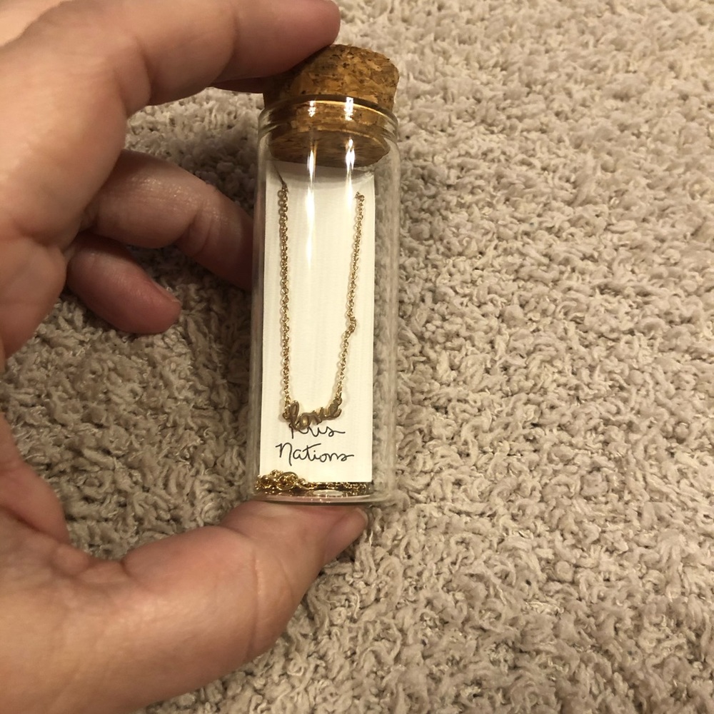 NWT Kris Nations Love Necklace
